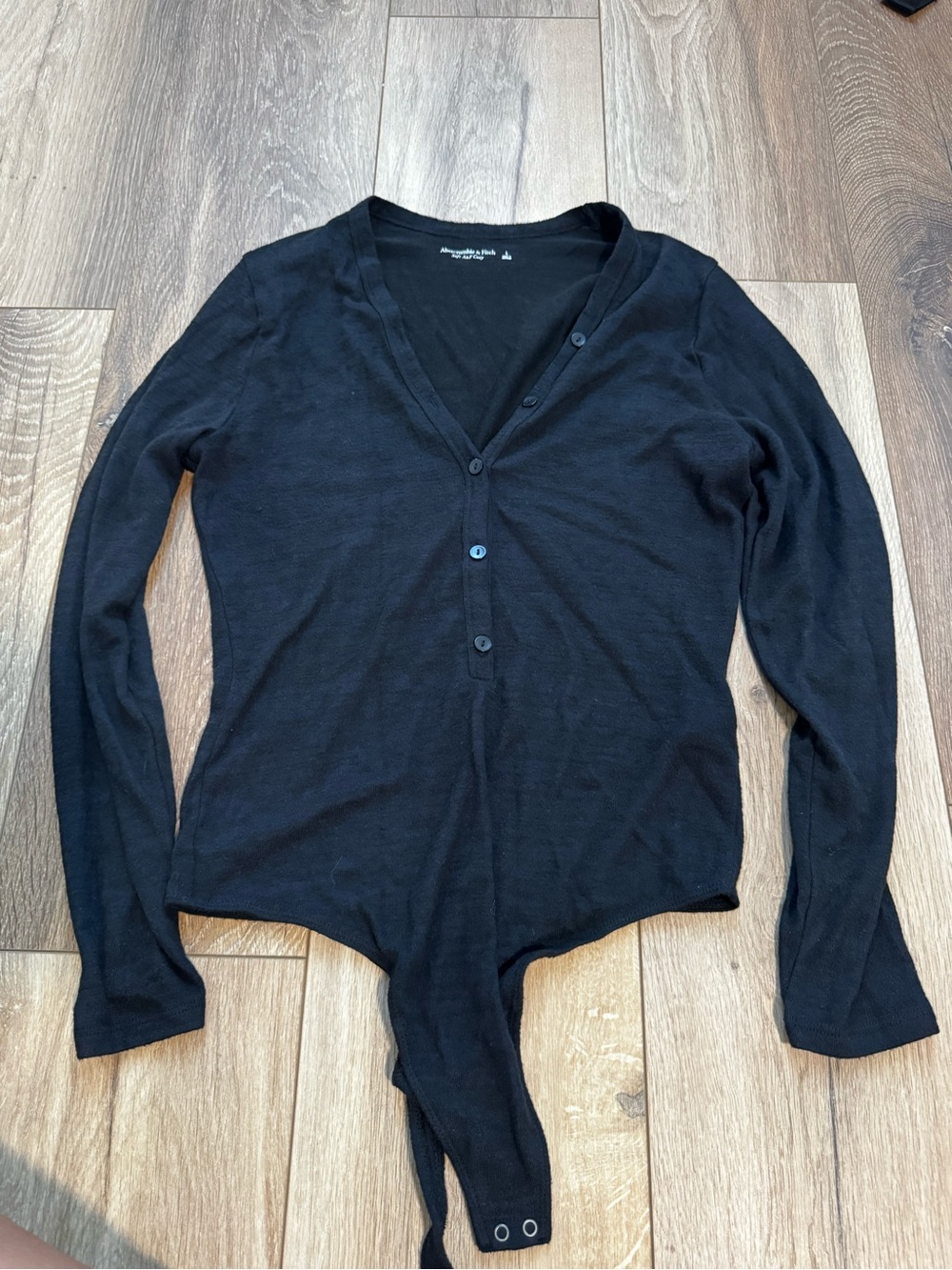 A&F Soft Long Sleeve Henley